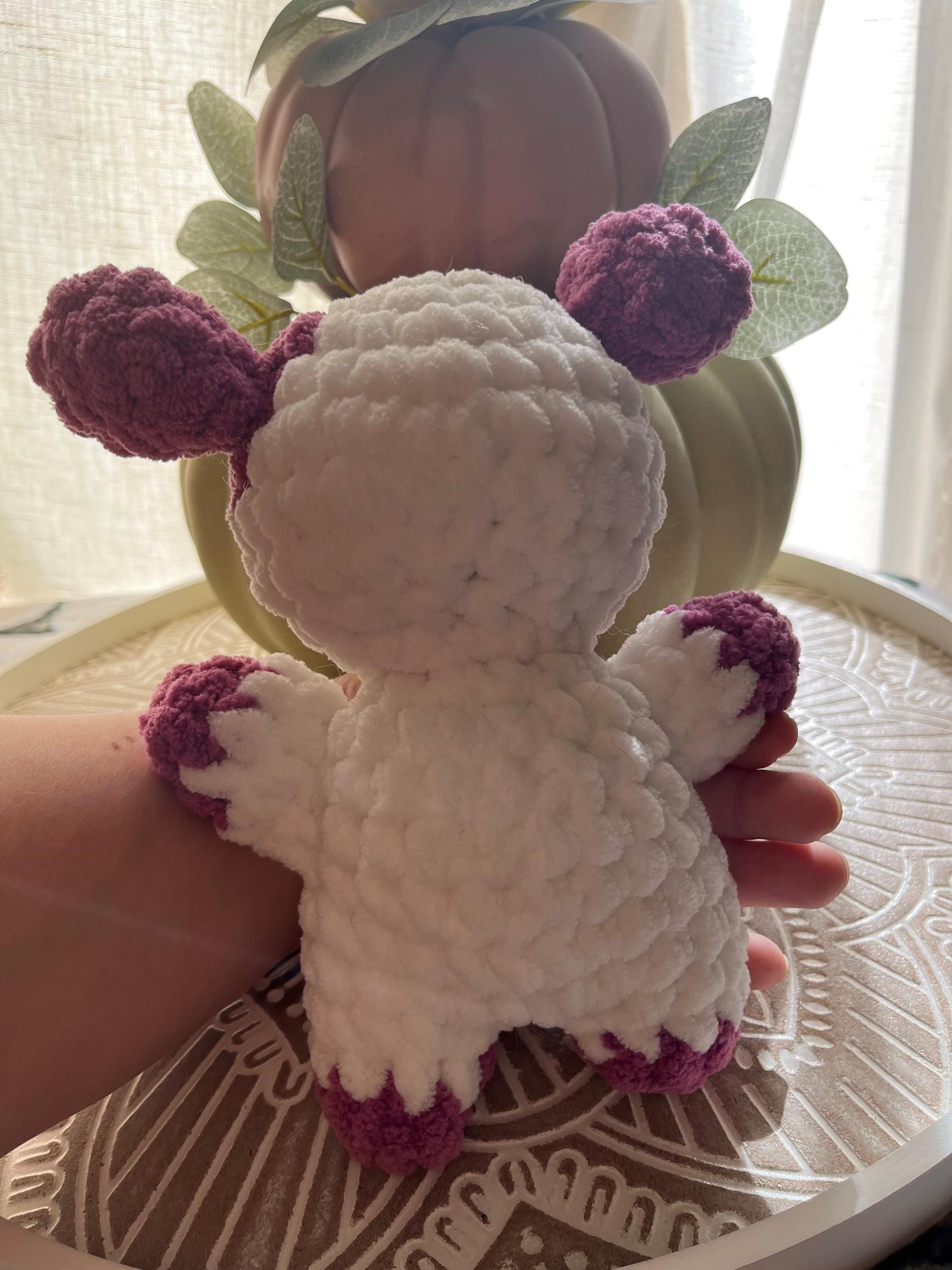 Crocheted Cow - Adorable Handmade Amigurumi Farm Animal, Perfect Gift for Cow Lovers