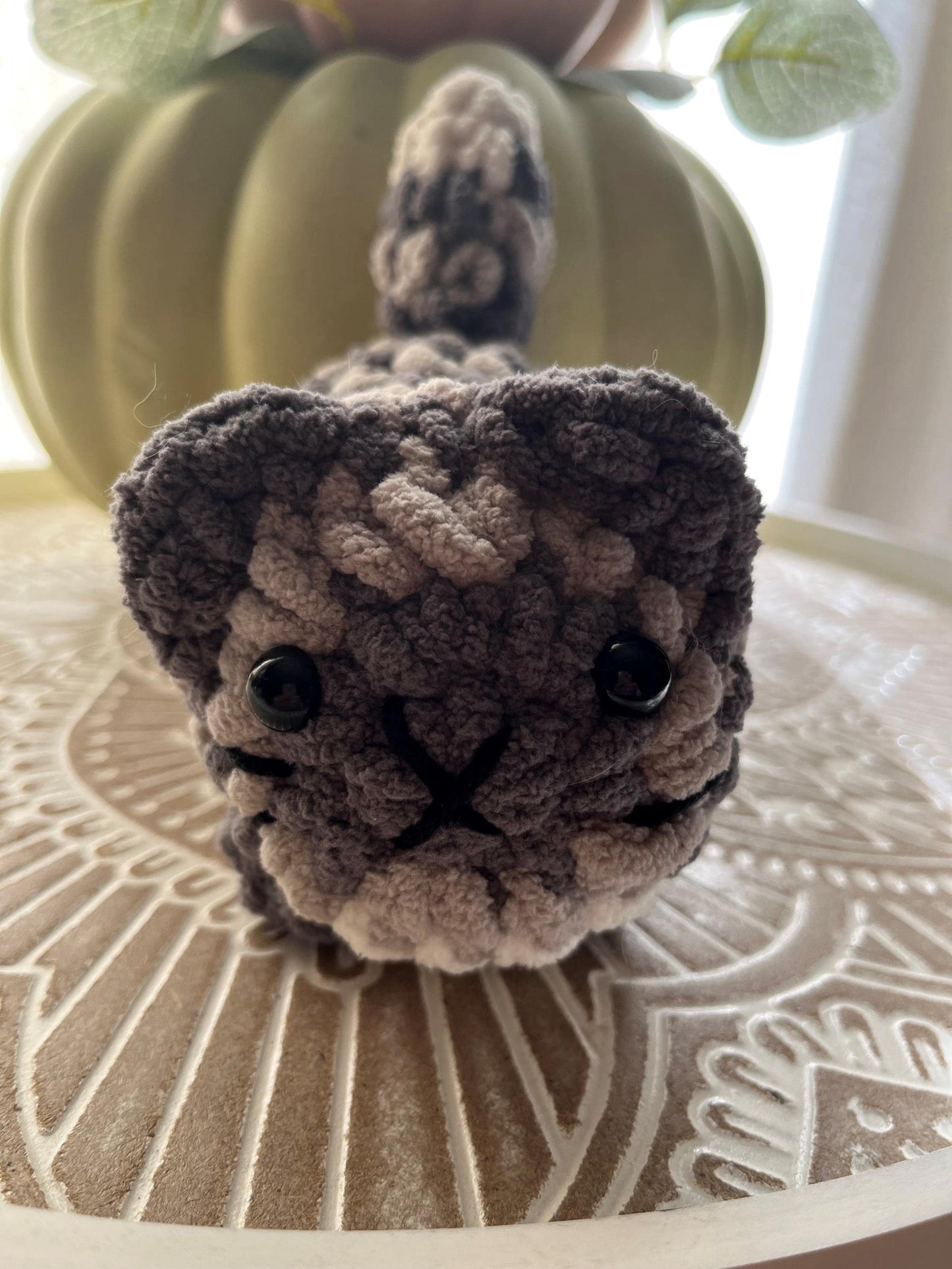 Mini Loaf Cat Crochet Amigurumi | Cute Stuffed Cat Plush | Handmade Cozy Home Decor | Perfect Gift for Cat Lovers