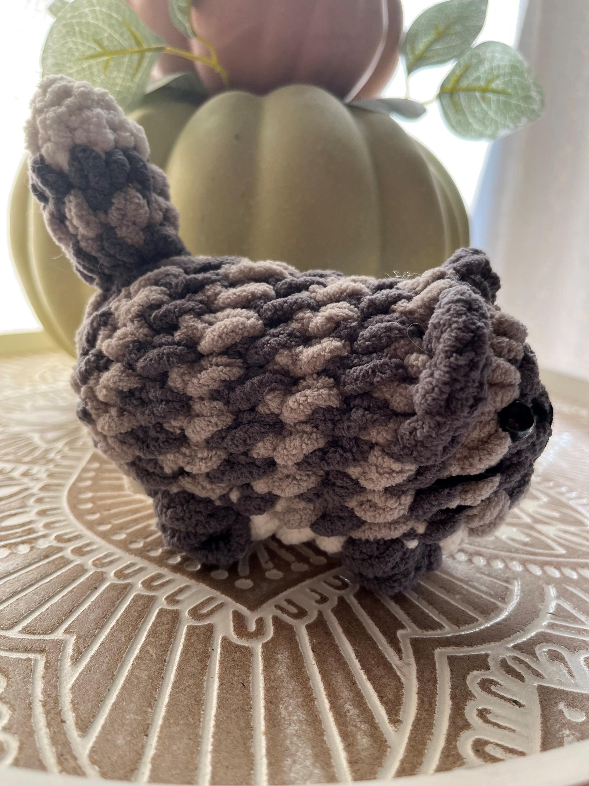 Mini Loaf Cat Crochet Amigurumi | Cute Stuffed Cat Plush | Handmade Cozy Home Decor | Perfect Gift for Cat Lovers