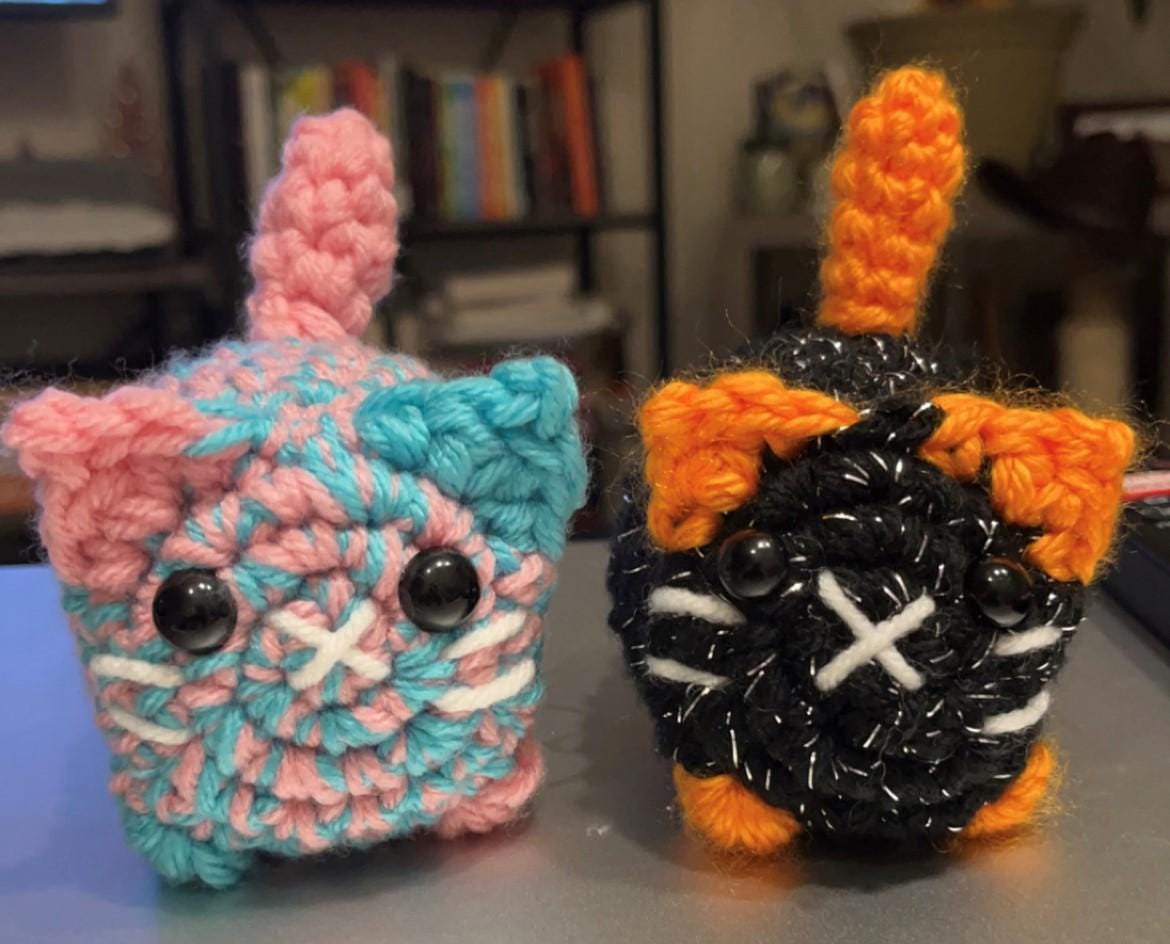 Itty Bitty Loaf Kitty Crochet Amigurumi | Cute Stuffed Cat Plush | Handmade Cozy Home Decor | Perfect Gift for Cat Lovers